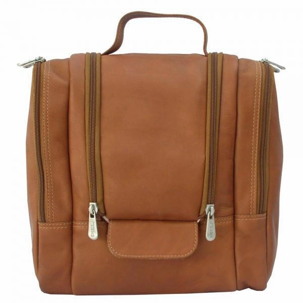 Travel Purse Cabin Luggage Piel Leather Hanging Travel Toiletry Kit