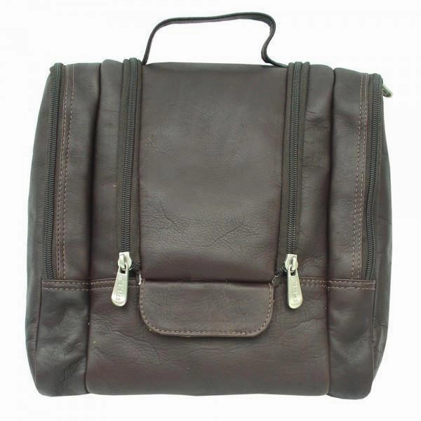Travel Sling Bag Multi-Purpose Travel Bag Piel Leather Hanging Travel Toiletry Kit