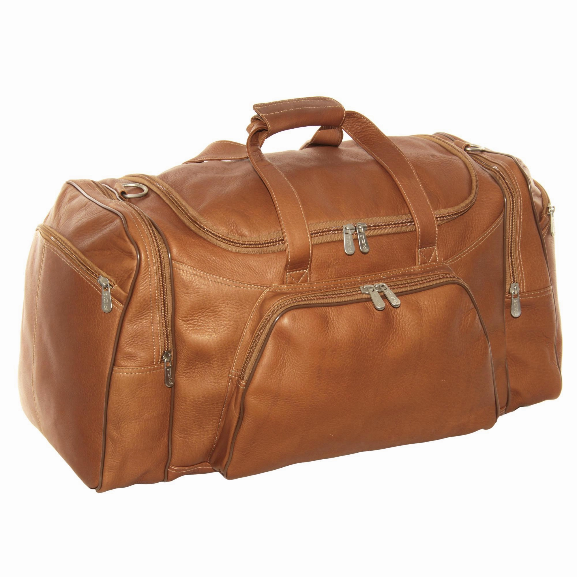 Piel Leather Sports Duffel Business Luggage Carrying Tote