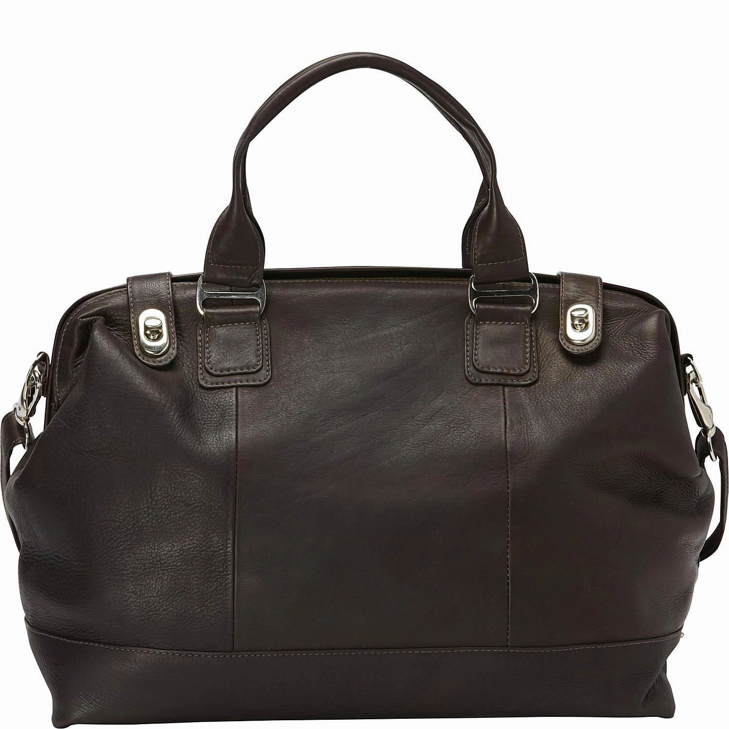 Piel Leather Top Frame Carry-On Travel Padlock