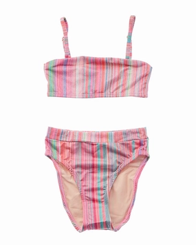 PilyQ 2pc Gigi High-Waist Bikini Set cute swimsuits for teen girls, modest teen swimwear
