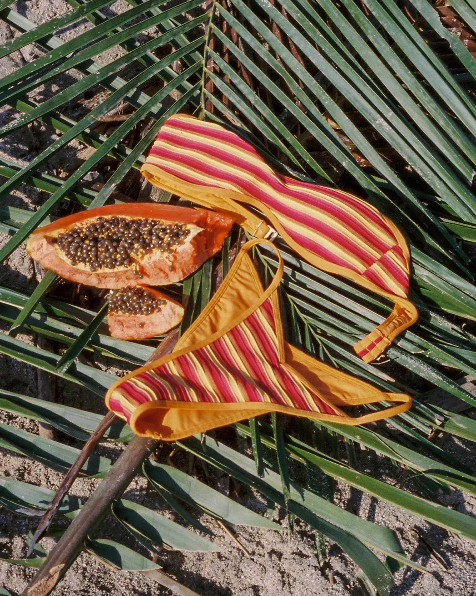 Pixie Bikini Bottom - Sunset Stripe