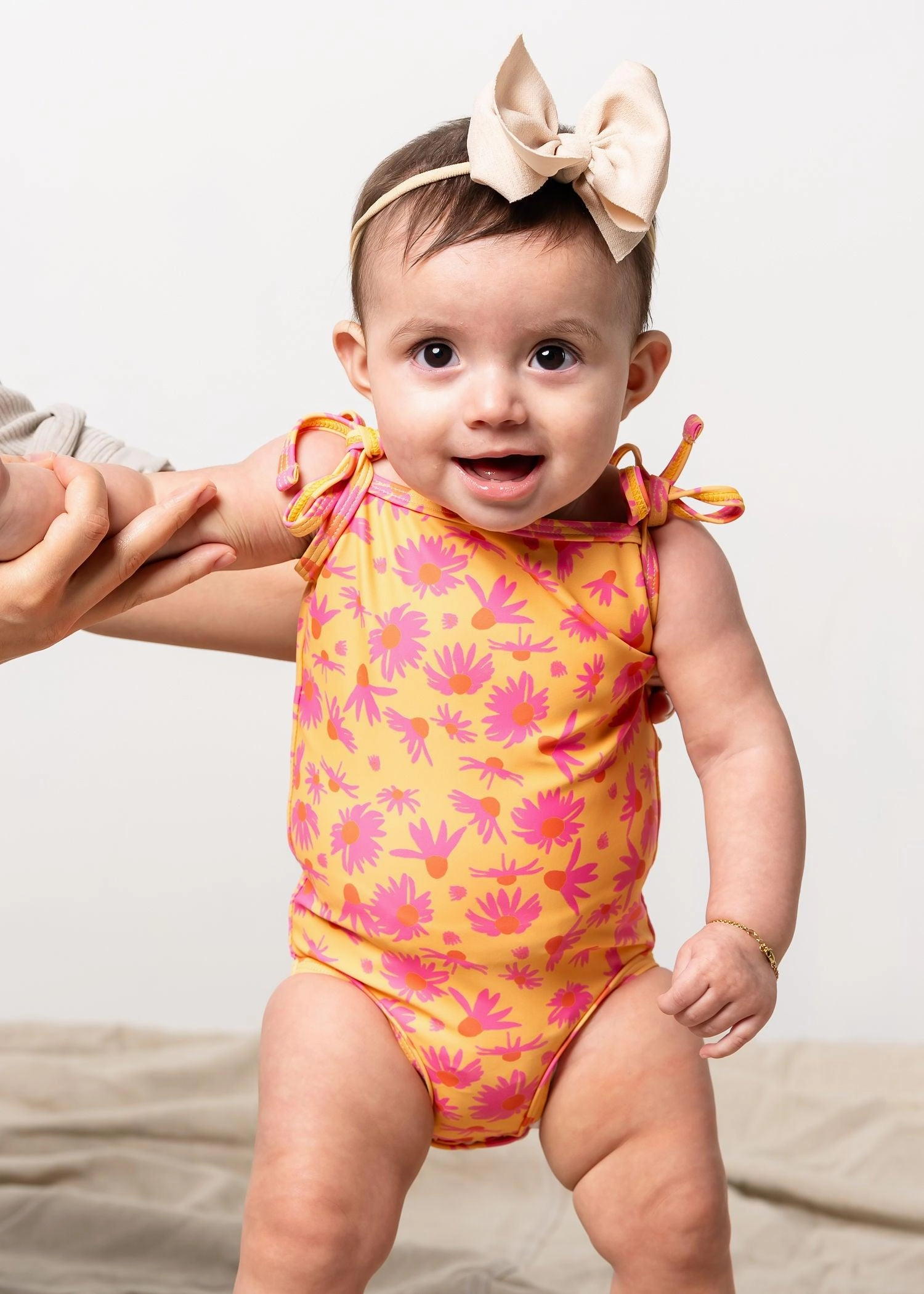 Playful Daisies | Baby Simply One-Piece cute girls swimsuits, stylish swimwear for girls