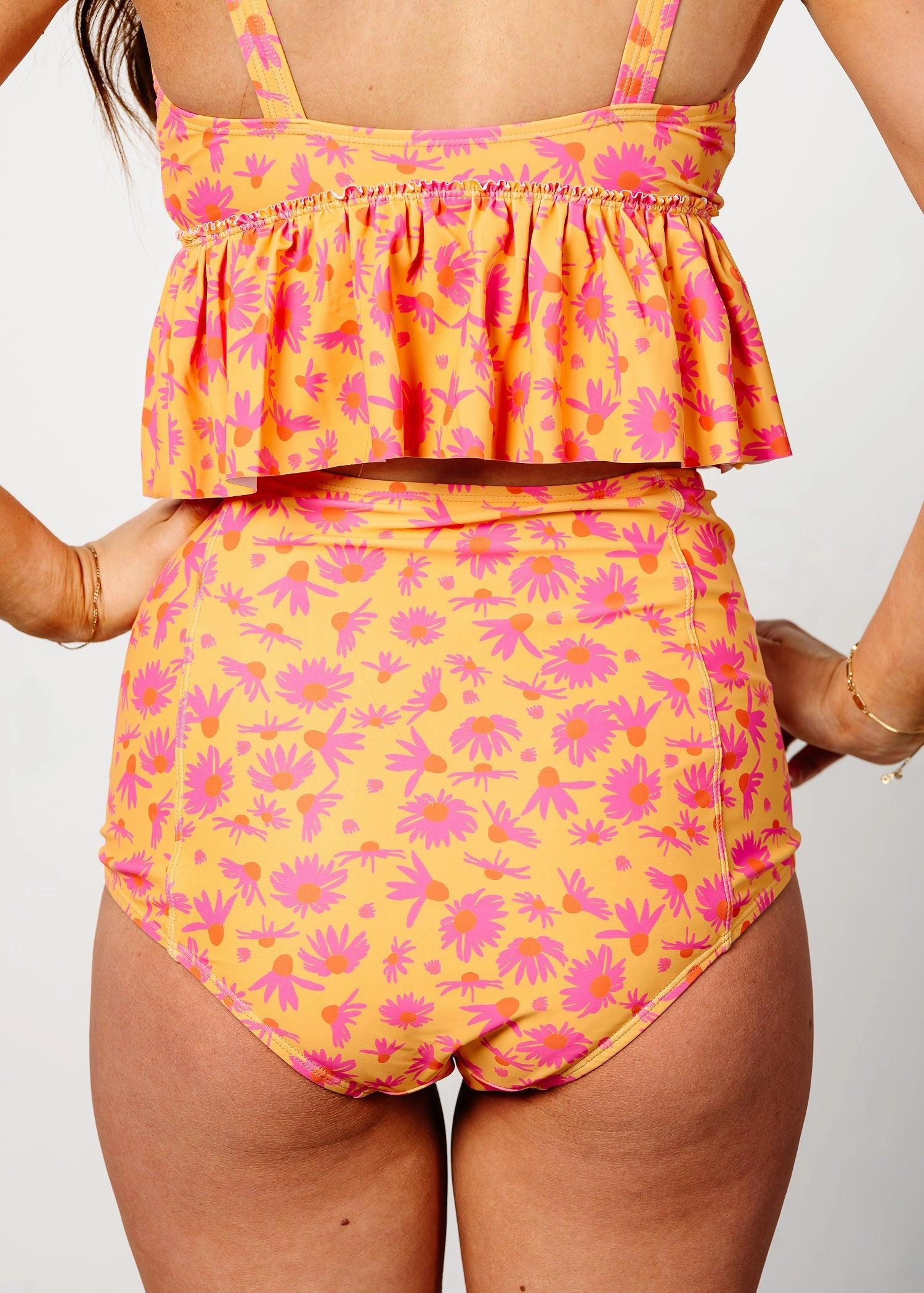 Playful Daisies | High-Waisted Bottoms