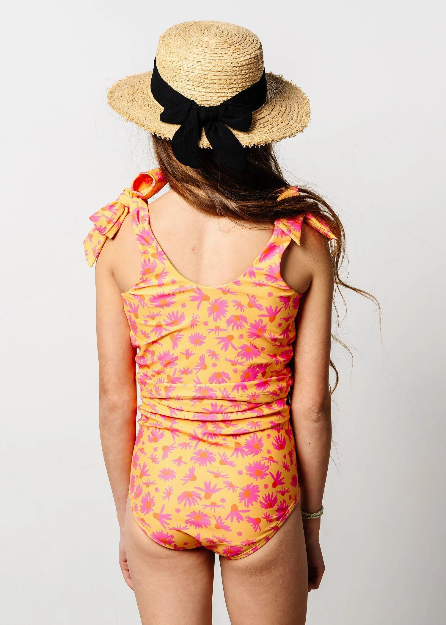 Playful Daisies | Youth Knot Top