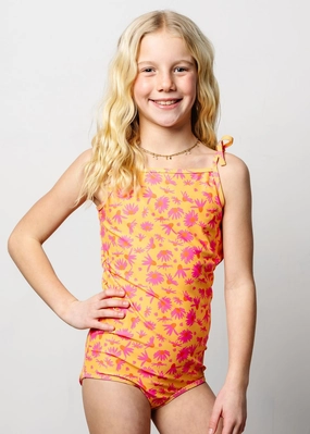 Playful Daisies | Youth Simply One-Piece cute girls swimsuits, stylish swimwear for girls