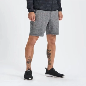 Ponto Short In Heather Grey mens full coverage swimwear, stylish mens swim trunks
