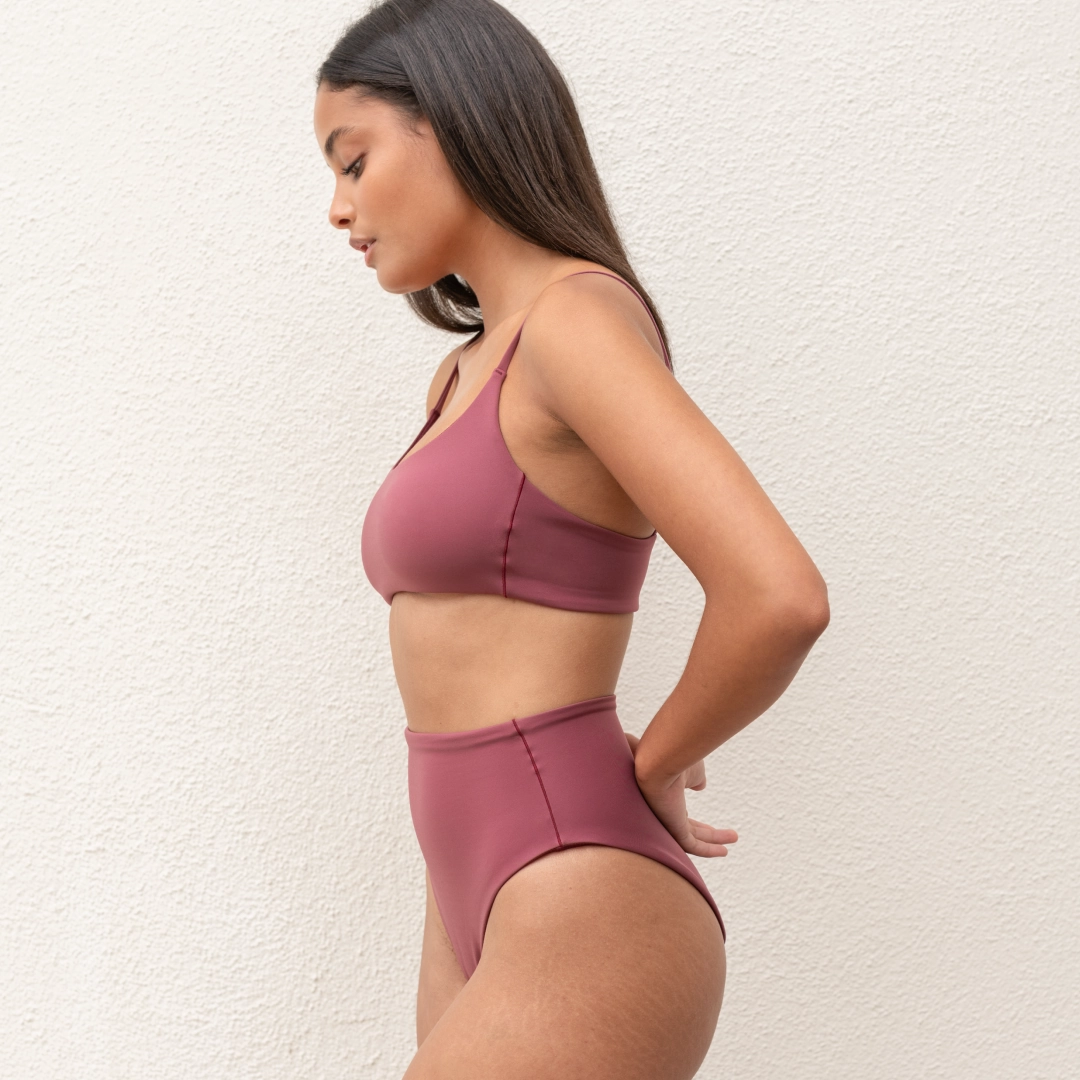 Pool Days Top - Desert Plum