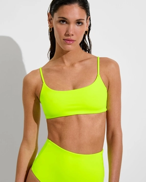 Pool Days Top - Tourist sleek design swimwear for women, minimalist swim styles