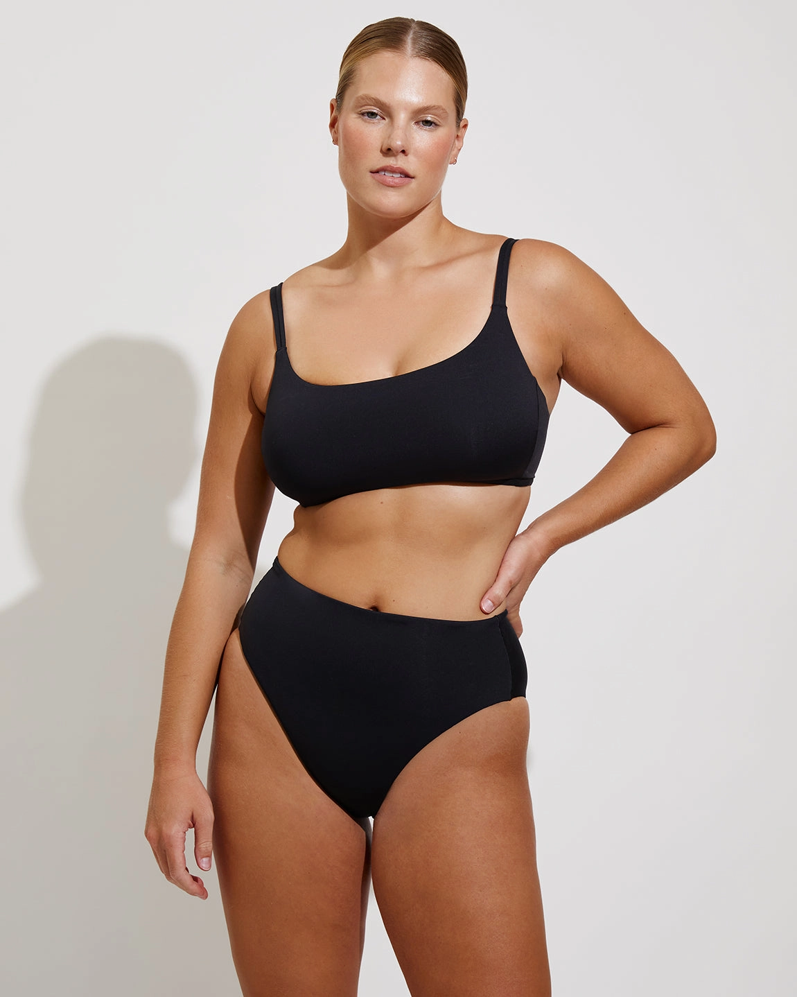 Pool Days Top D  - Jet sleek design swimwear for women, minimalist swim styles
