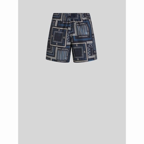 Pouch Print Costume mens full coverage swimwear, stylish mens swim trunks