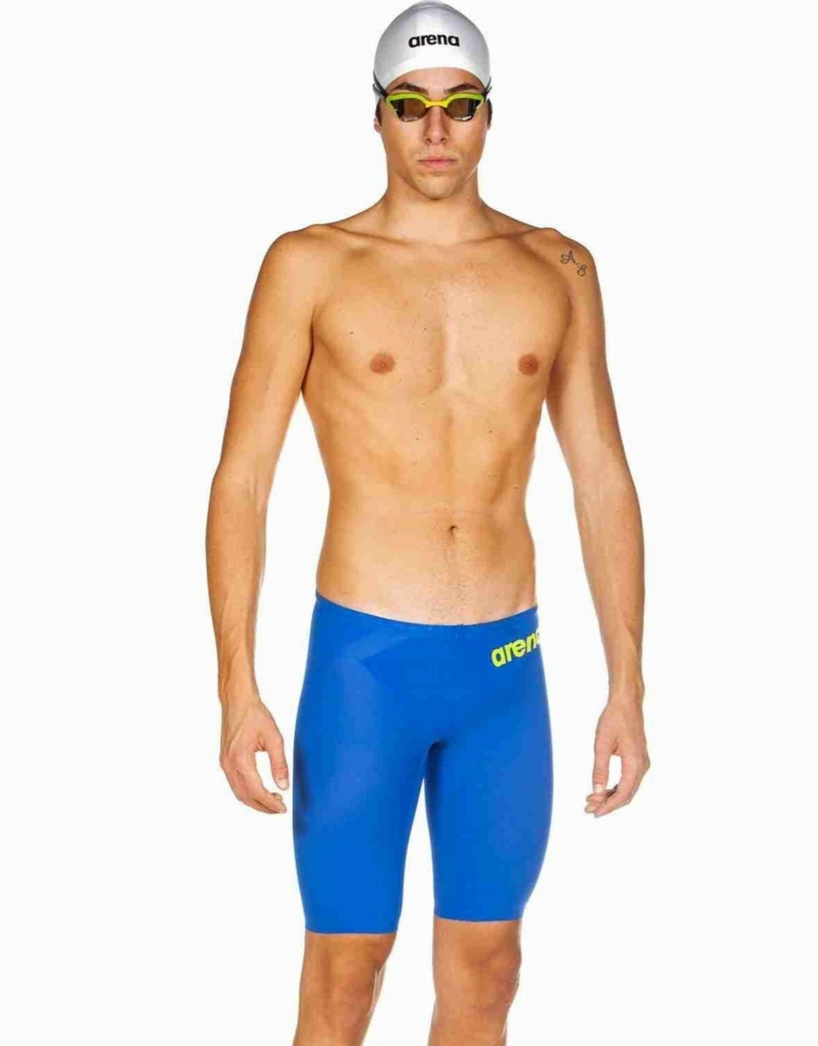 Powerskin Carbon Air 2 Jammer - Blue and Grey casual mens swimwear, affordable swimwear for men