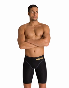 Powerskin Carbon Core FX  Jammer - Black/Gold competitive swimwear for men, mens racing swimsuits