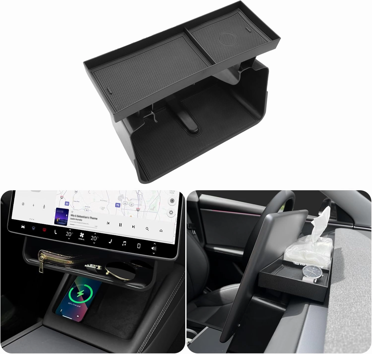 Instant Discount For Tesla Model 3 Center Console Organizer 2024