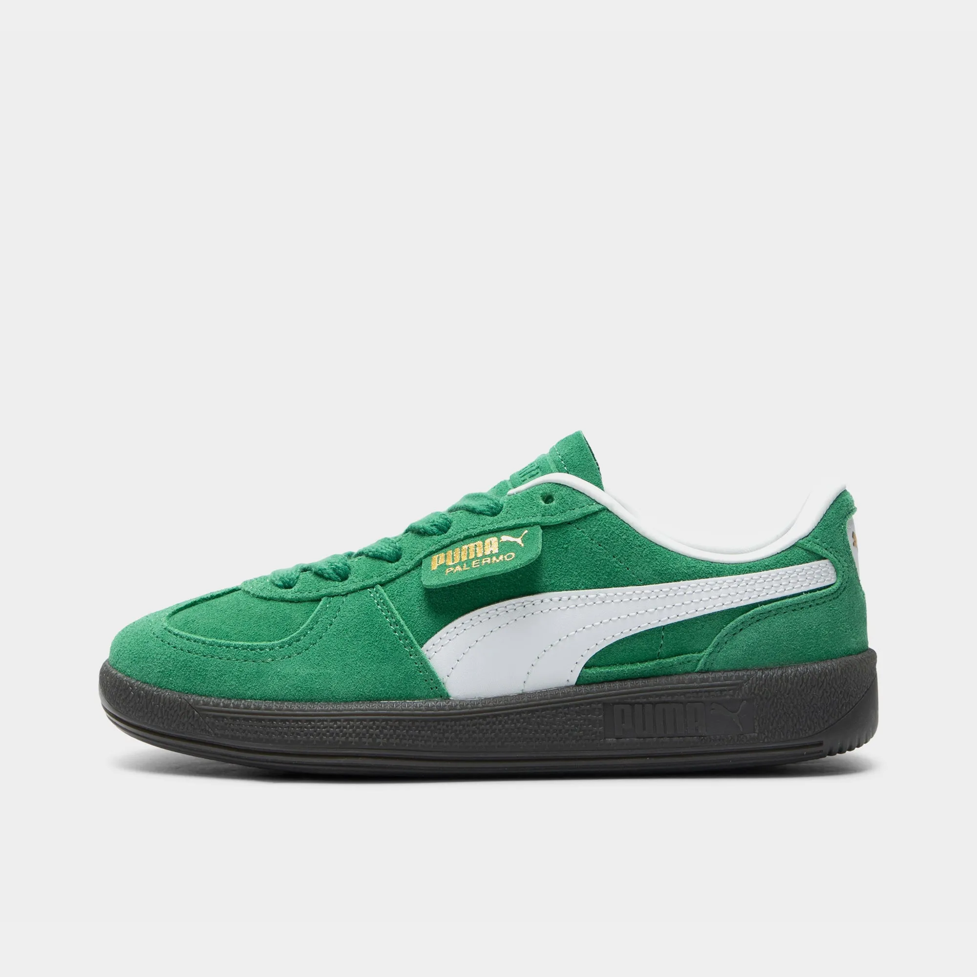 Puma Juniors' Palermo Archive Green / White Puma Shoes