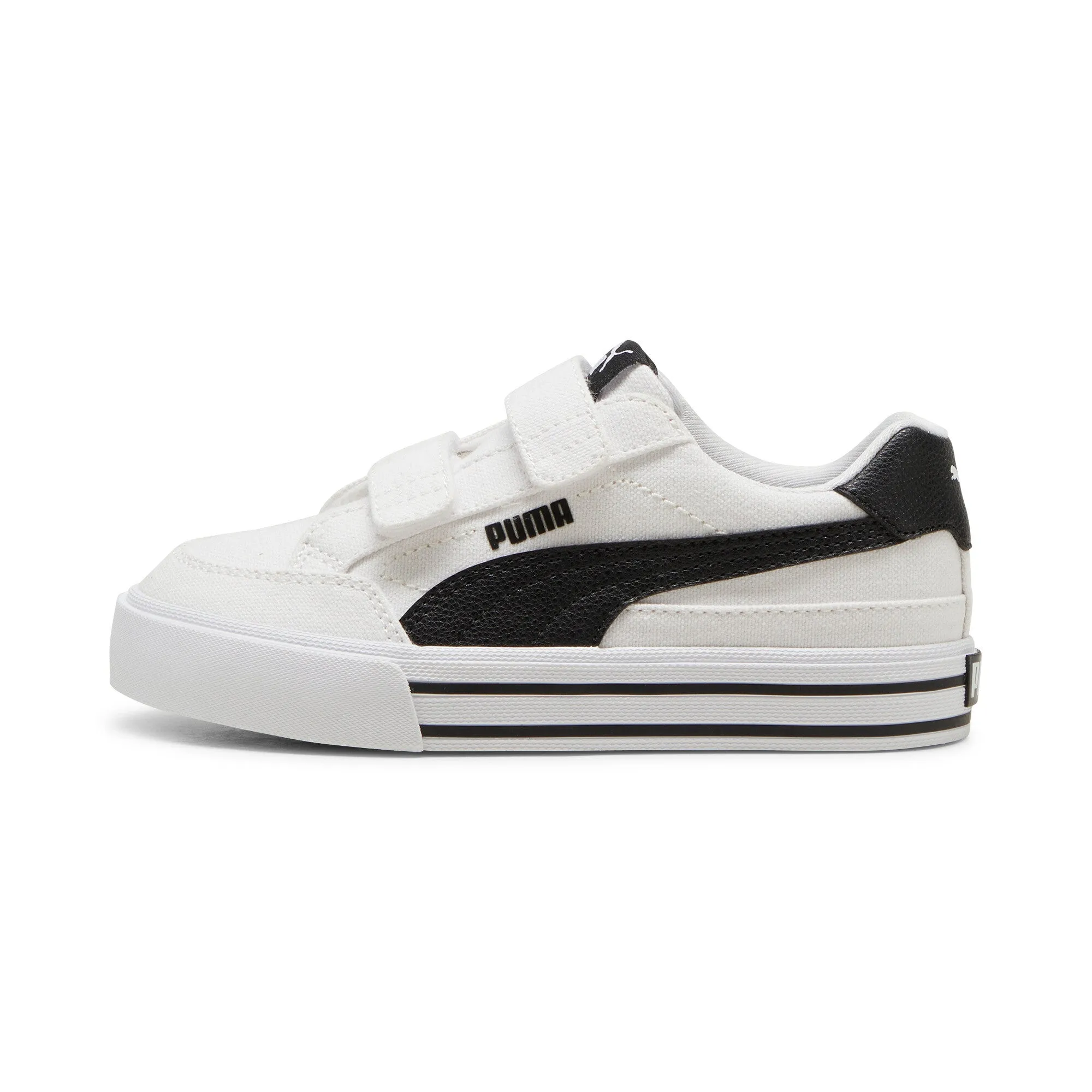 PUMA Little Kids Court Classic Vulc Formstrip Sneakers Hey Dude Shoes