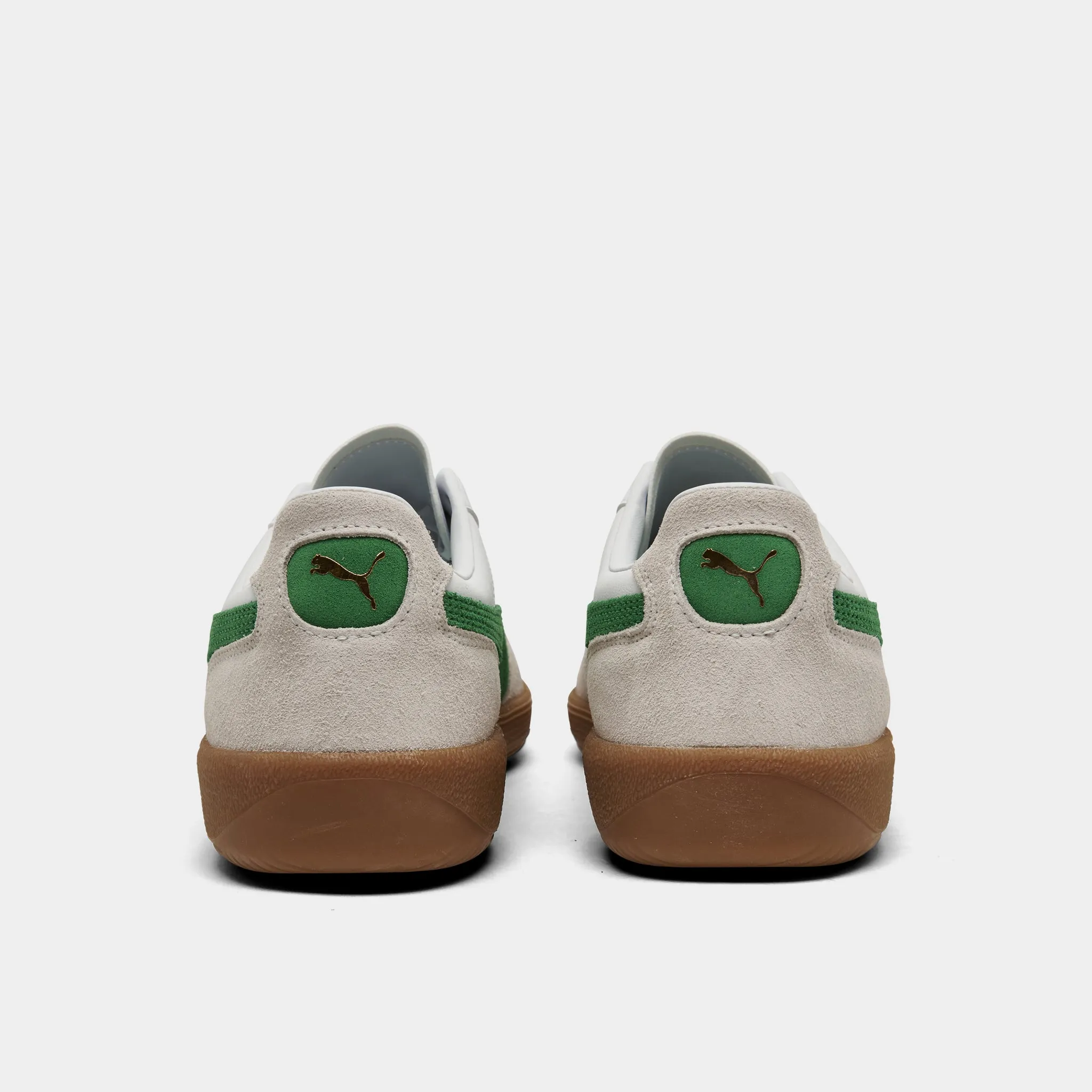 Puma Palermo Leather White / Green Puma Shoes