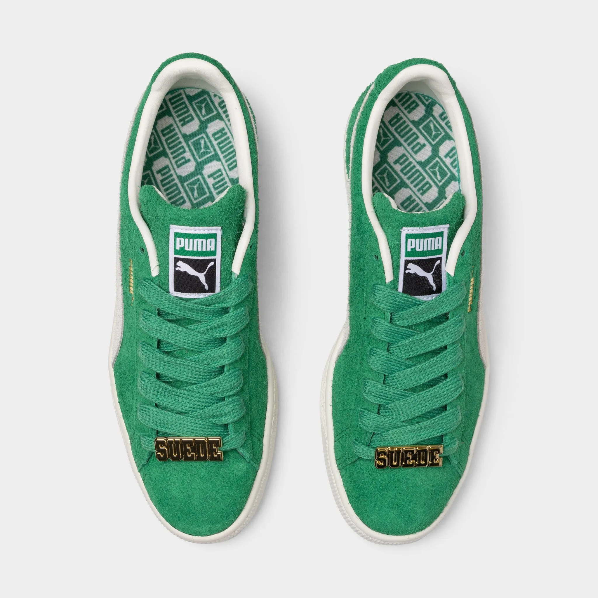 Puma Suede Fat Lace Archive Green / Warm White Puma Shoes