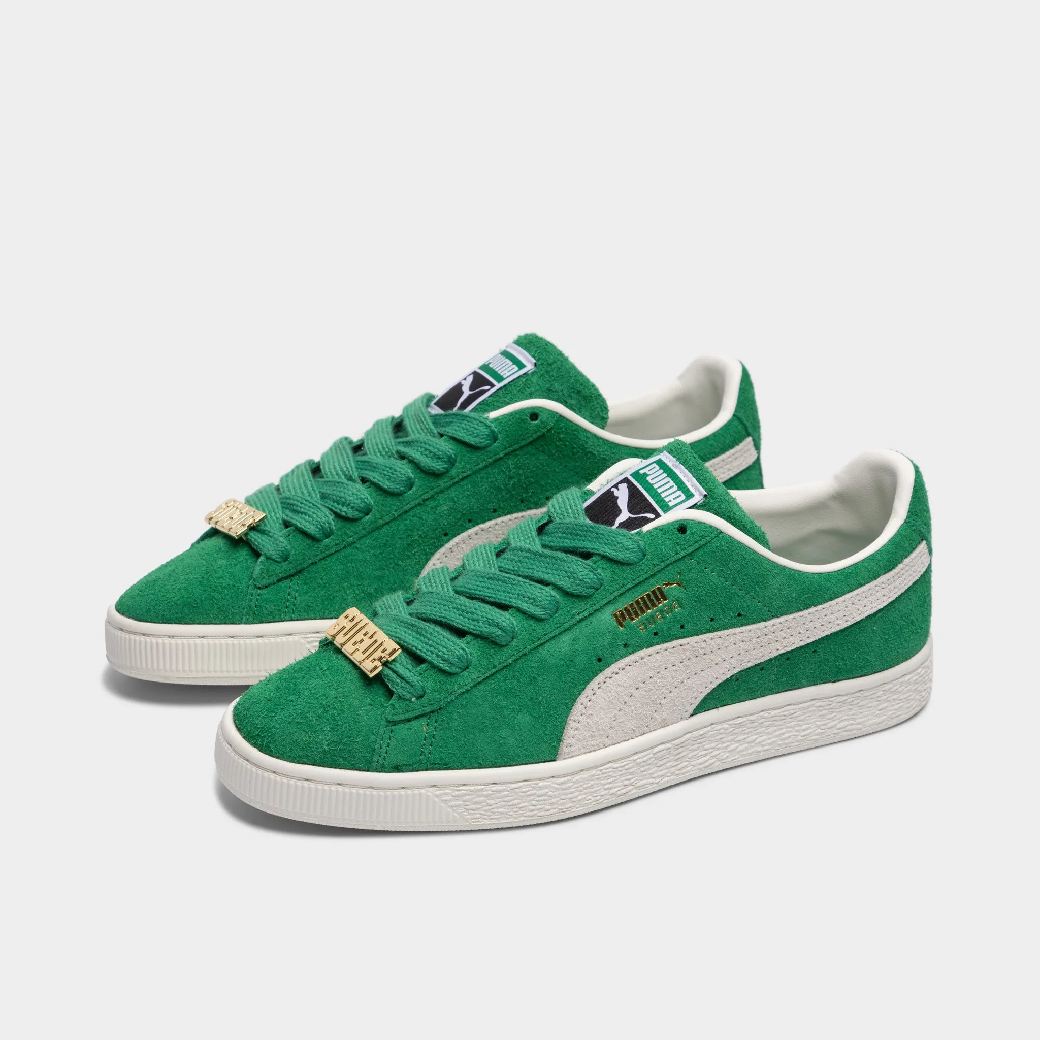 Puma Suede Fat Lace Archive Green / Warm White Puma Shoes