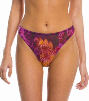 Purple Amalfi Tan Through Bikini Thong womens beach swimwear, stylish womens swim sets