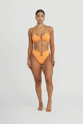 Pyla Top - Citrus soft fabric swimwear women, resort swimwear for ladies