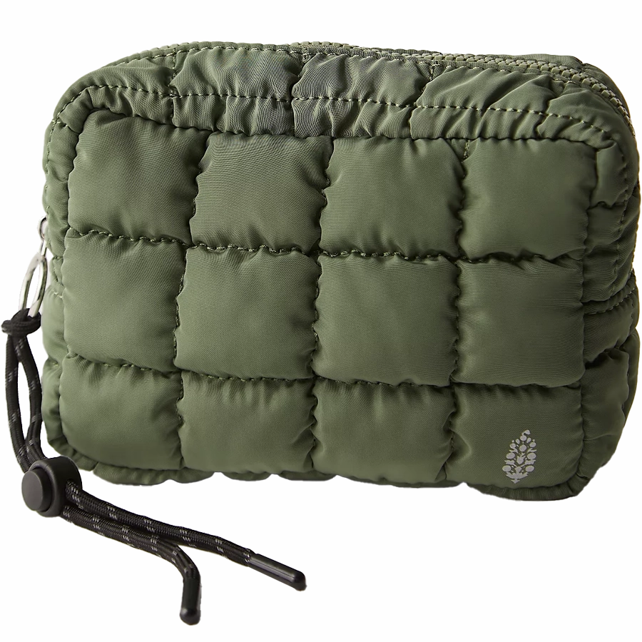 Multi-Purpose Travel Bag Quilted Mini Case