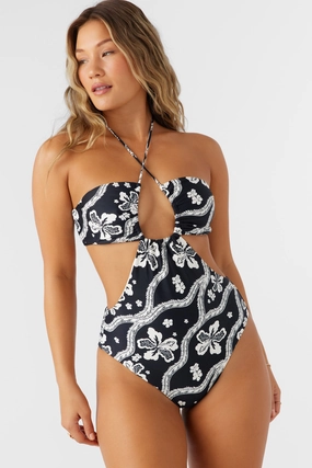 QUINN TROPICAL SAN CLEMENTE ONE-PIECE classic women's swimwear, everyday swimwear for ladies