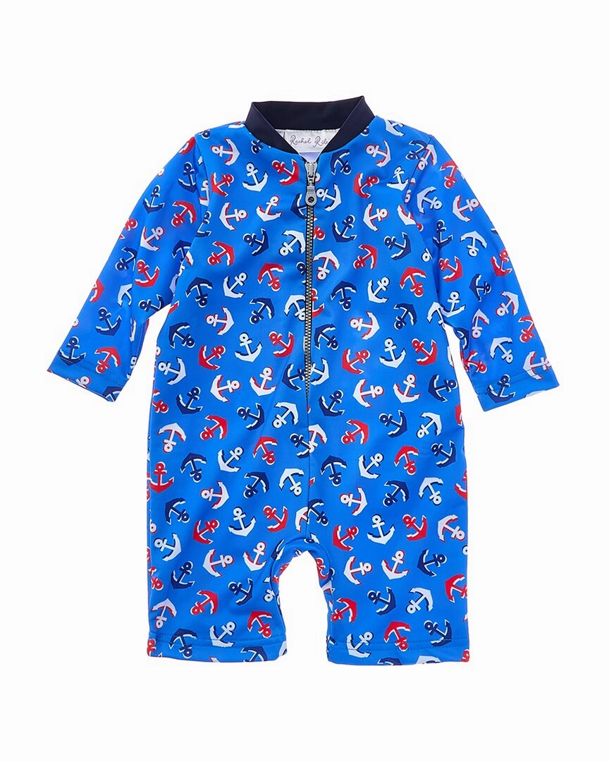 Rachel Riley Anchor Zip-Up Rash Guard cute swimsuits for teen girls, modest teen swimwear