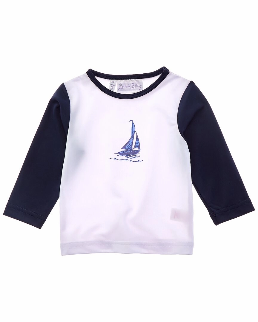 Rachel Riley Sailboat Rash Guard Top