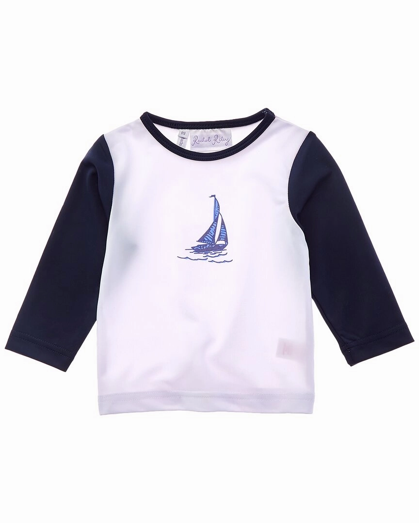 Rachel Riley Sailboat Rash Guard Top cute swimsuits for teen girls, modest teen swimwear