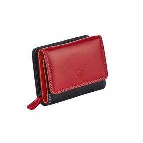 Raimona Rfid Leather Wallet Travel Money Belt Anti-Theft Card Case
