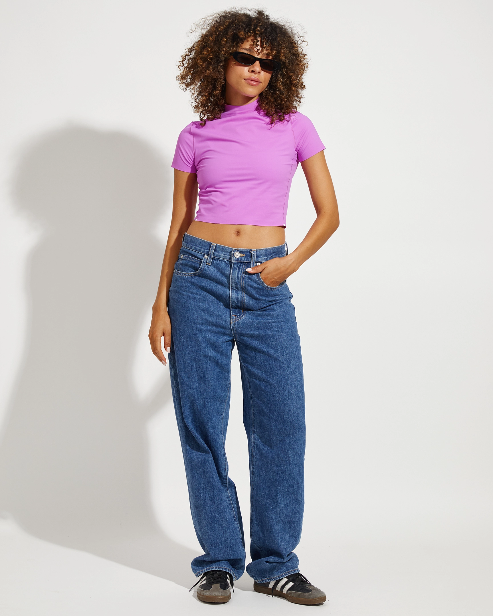 Rays Short Sleeve Top - Punch