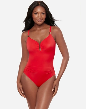 Razzle Dazzle Antheia Swimsuit - Poppy plus size swimwear women, curvy womens swimsuits