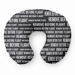 Remove Before Flight 3-Black Travel & Boppy Pillows Daily Deal Frenzy