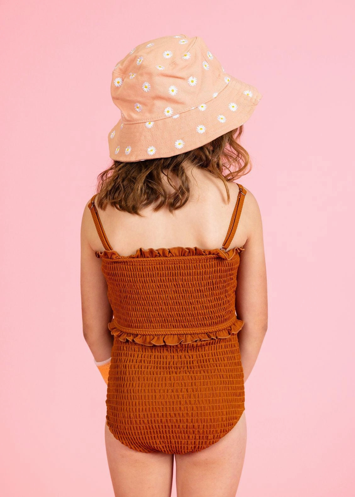 Ribbed Caramel | Mini Smocked Bottoms