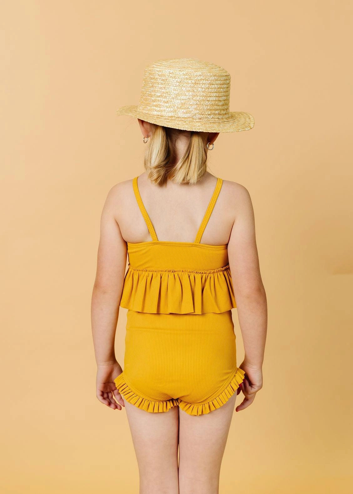 Ribbed Golden | Mini All Ruffled Up Bottoms