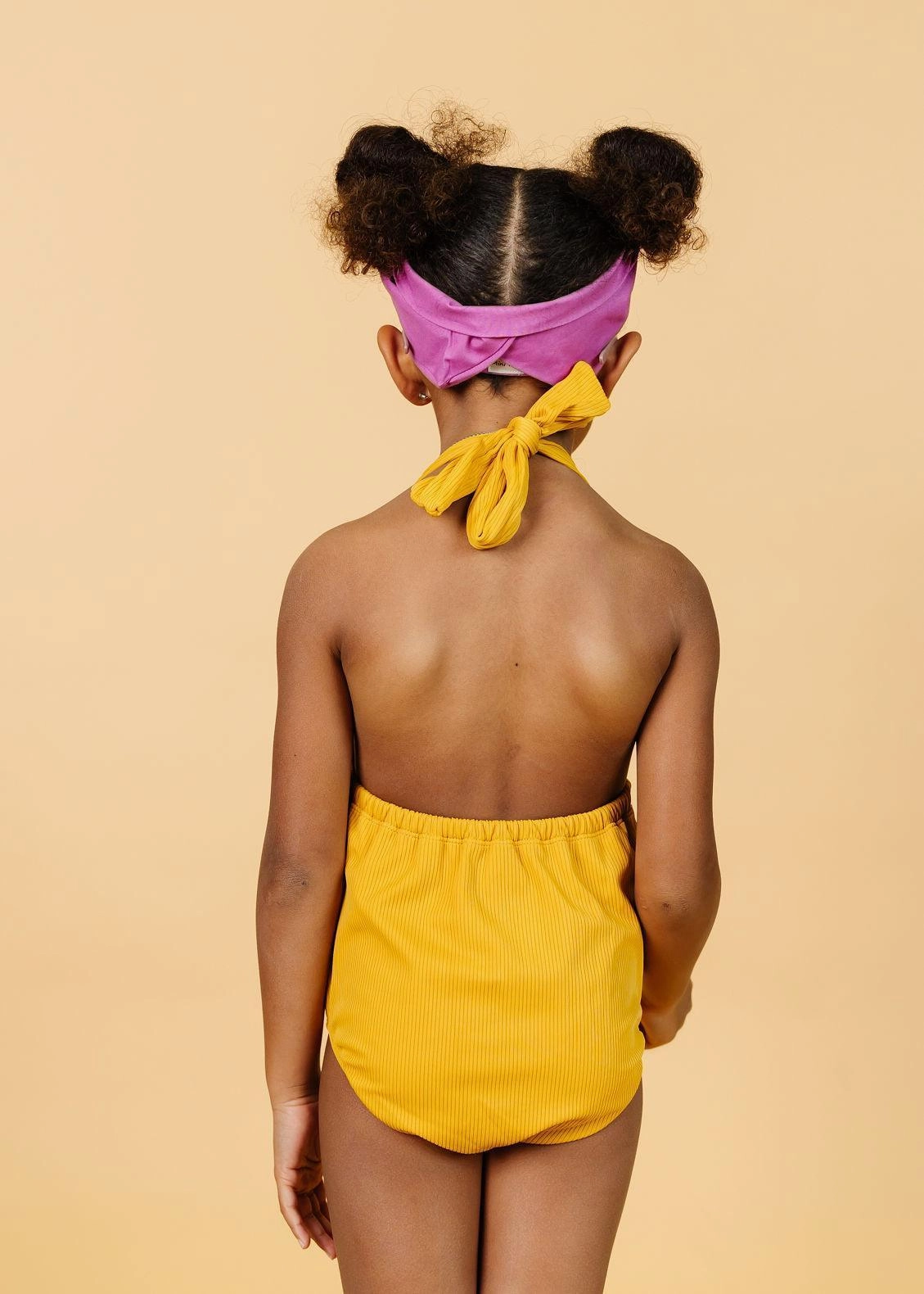 Ribbed Golden | Mini Romper One-Piece