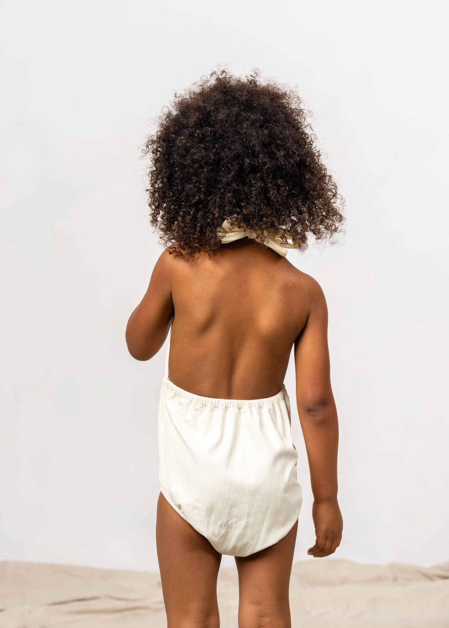 Ribbed Ivory | Mini Romper One-Piece