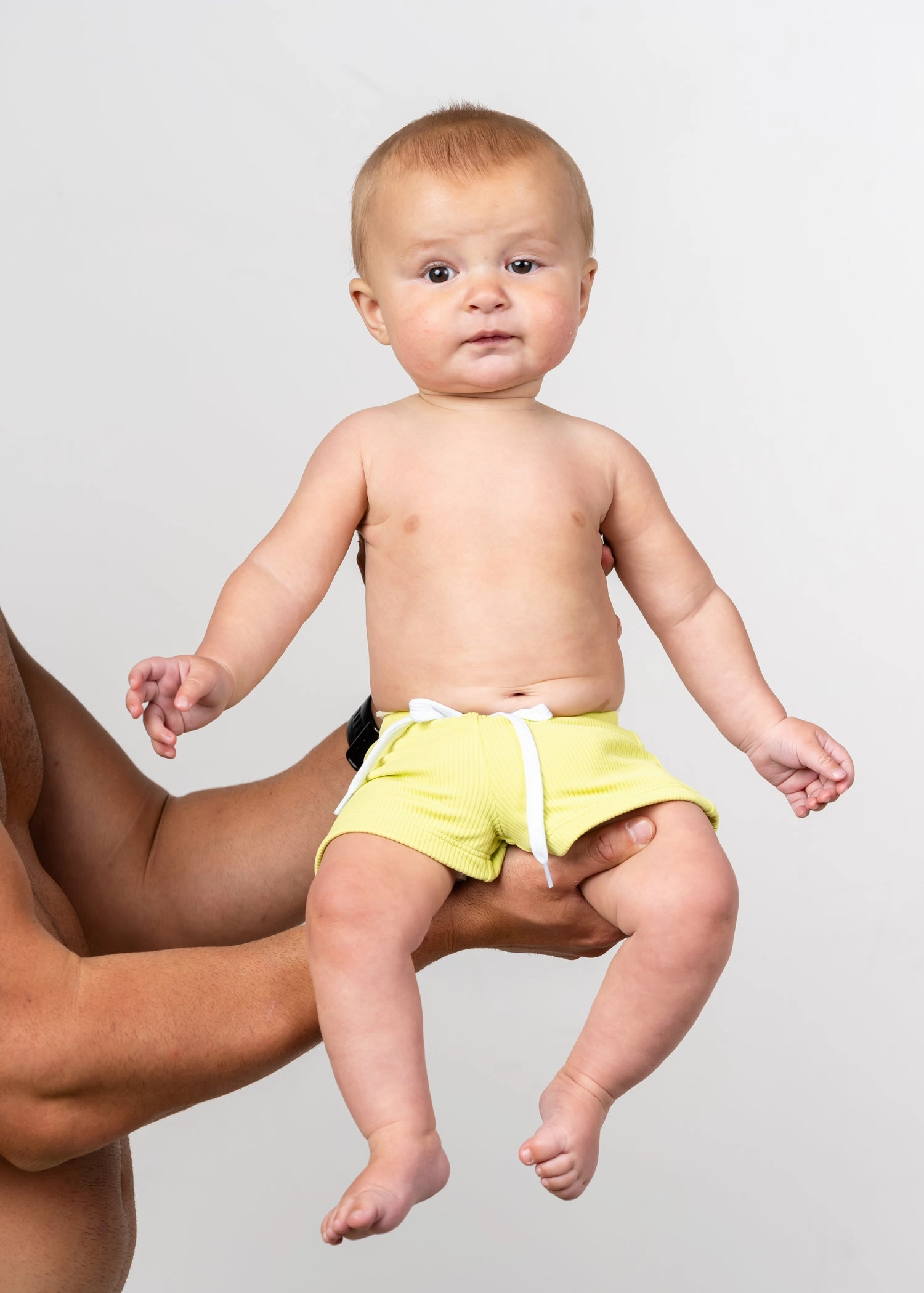 Ribbed Limelight | Baby Euro Shorts