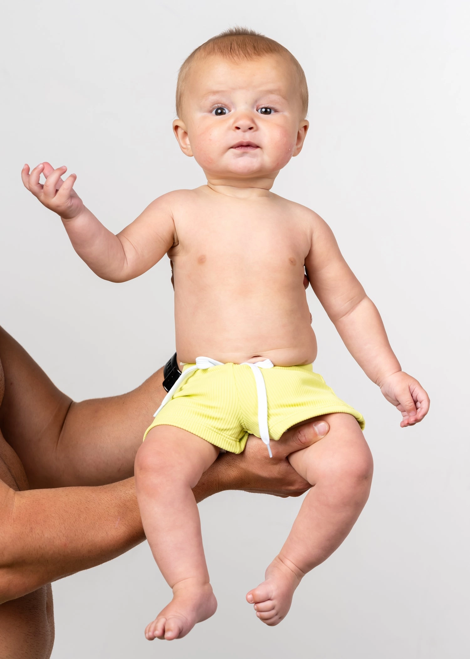 Ribbed Limelight | Baby Euro Shorts