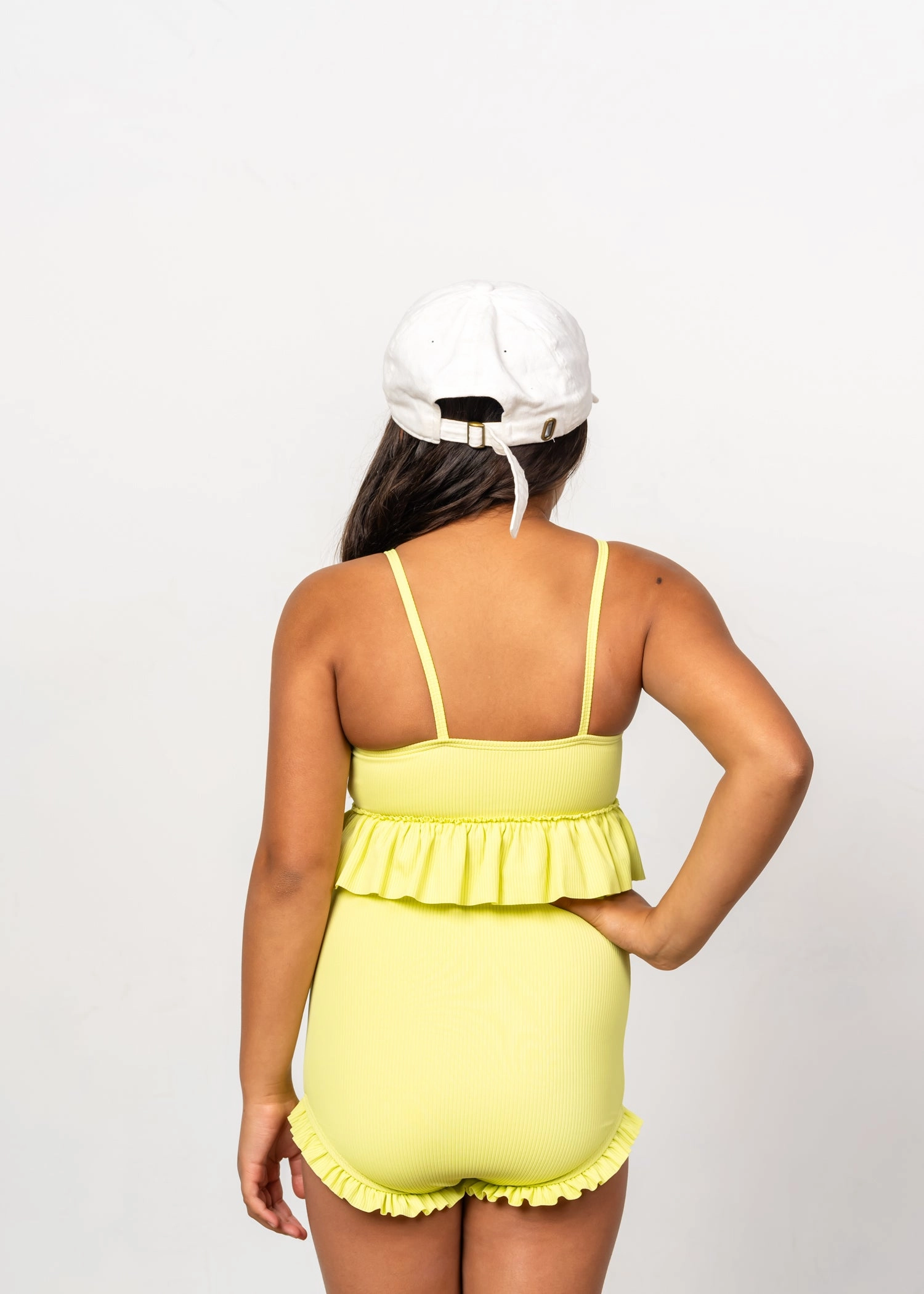 Ribbed Limelight | Youth All Ruffled Up Bottoms