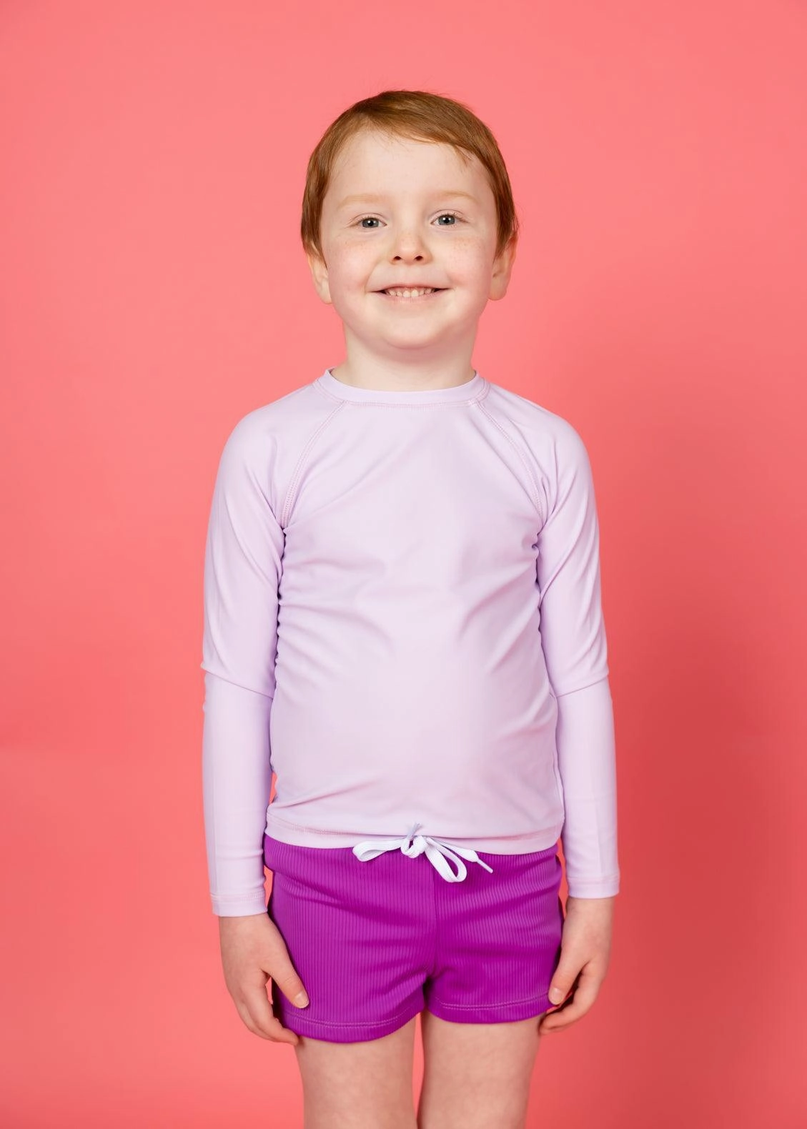 Ribbed Purple | Mini Euro Shorts
