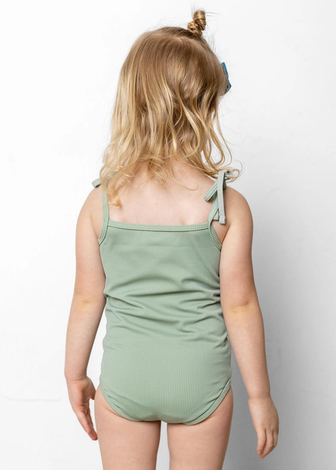Ribbed Sage | Mini Simply One-Piece