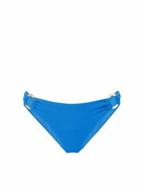 Ring Trim Bottom In Grotto Texture fashionable beach swimwear, modern womens bikinis