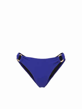 Ring Trim Bottom Iris Texture fashionable beach swimwear, modern womens bikinis