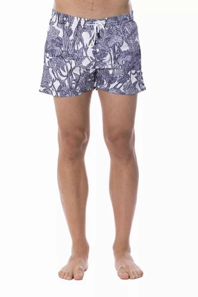 Roberto Cavalli Sport Polyester Men Men's Swimwear mens full coverage swimwear, stylish mens swim trunks