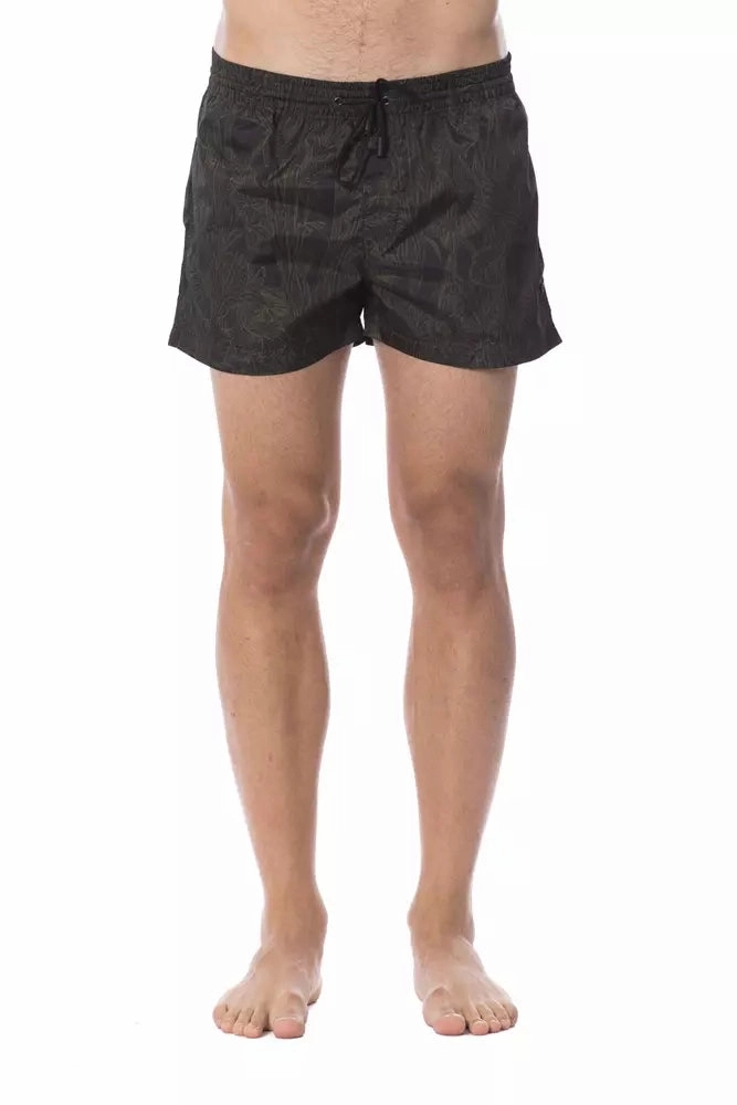 Roberto Cavalli Sport Polyester Men's Men's Swimsuit mens full coverage swimwear, stylish mens swim trunks