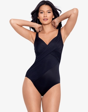 Rock Solid Revele Swimsuit - Black underwired swimsuits for women, supportive swimwear tops
