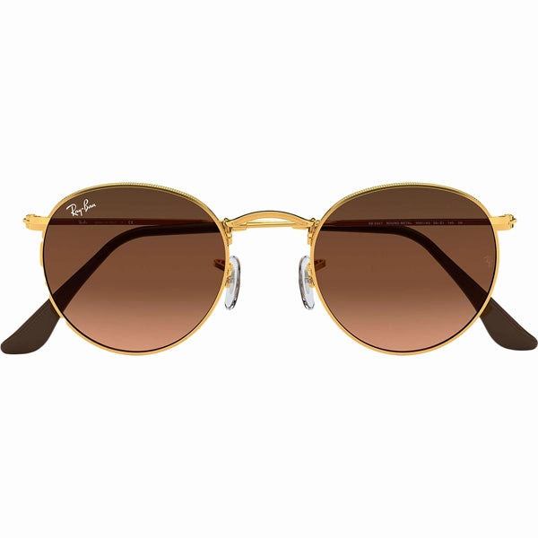 Round Metal M - Polished Bronze/Pink-Brown Gradient Trendy Picks Today MustHave Items