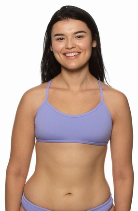 Ryan Bikini Top - Lavender inclusive swimwear styles, all season swimwear options